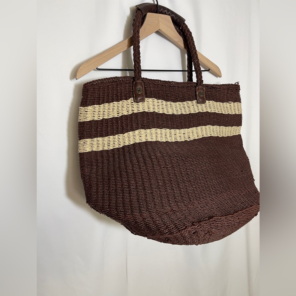 GAP Straw Tote Large Market Bag